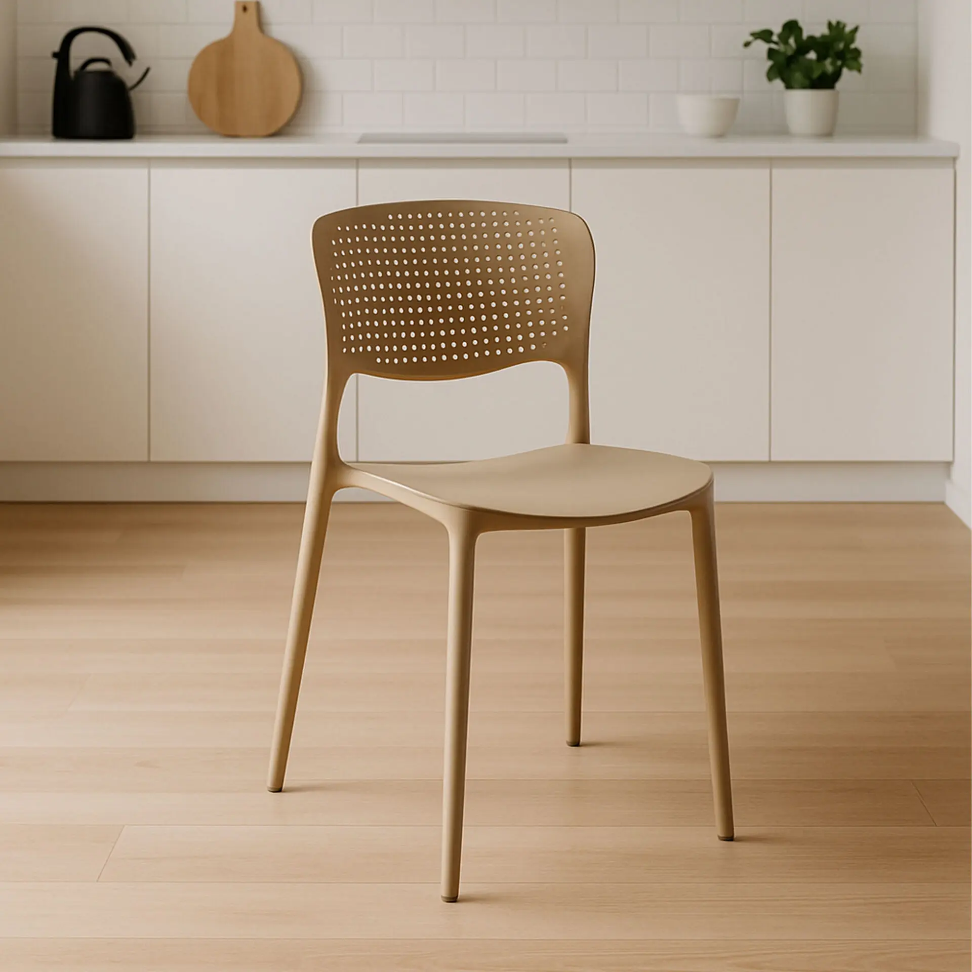 SEDIA ARIEL POLIPROPILENE TORTORA Tinkee